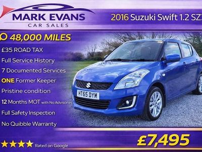 Used Suzuki Swift SZ3 94 HP (69 kW) 2016 Blue Hatchback