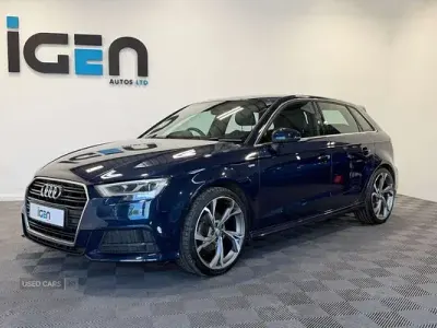 Used Audi A3 S-Line 2016 Blue Hatchback