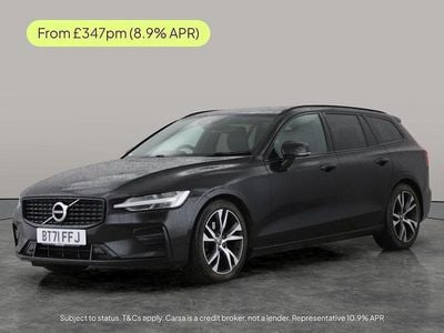 Black Used 2021 Volvo V60 R-Design Estate | £19,526 (Fair price)