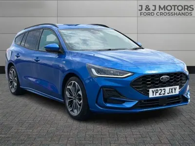 Begagnad Ford Focus ST-Line X 125 HK (91 kW) 2023 Blå Kombi