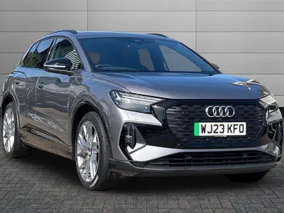 Used Audi Q4 e-tron Advanced 219 kW (299 HP) 2023 Typhoon grey SUV