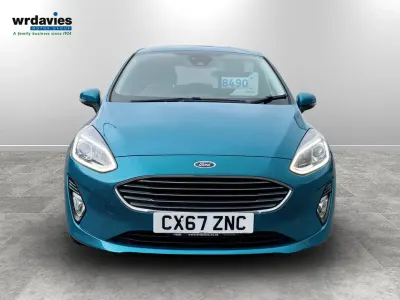 Used Ford Fiesta Zetec 100 HP (73 kW) 2017 Blue metallic Hatchback