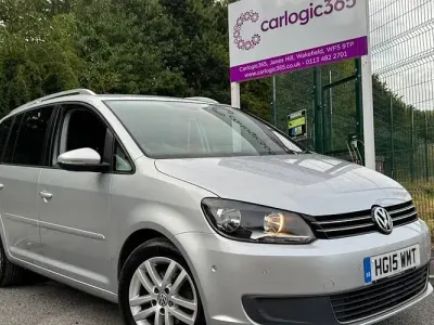 Used VW Touran SE 105 HP (77 kW) 2015 Silver MPV