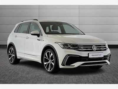 White Used 2021 VW Tiguan R-line SUV | £23,890 (Fair price)