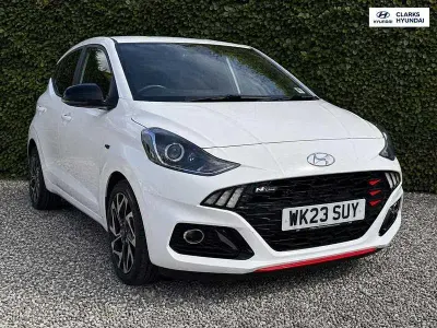Used Hyundai i10 N Line 100 HP (73 kW) 2023 White Hatchback