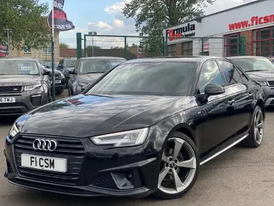 Used Audi A4 Black Edition 190 HP (139 kW) 2019 Black Sedan