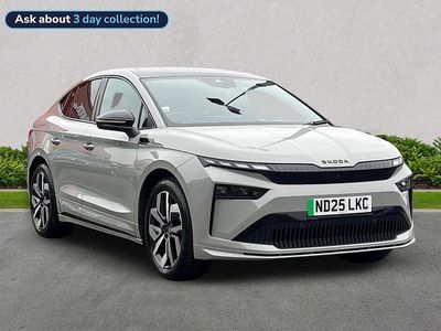 Grey Used 2025 Skoda Enyaq iV SportLine SUV | £36,566 (Expensive)