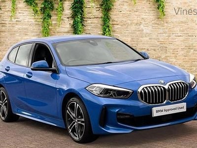 Used BMW 118 M Sport 134 HP (98 kW) 2022 Blue Hatchback
