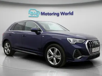 Begagnad Audi Q3 S-Line 150 HK (110 kW) 2021 Blå SUV
