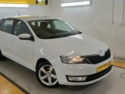 Used Skoda Rapid SE 110 HP (80 kW) 2016 White Hatchback