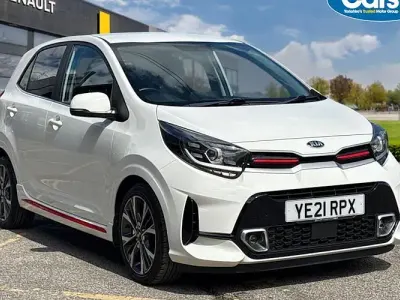 Used Kia Picanto GT-Line 101 HP (74 kW) 2021 White Hatchback
