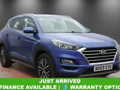 Begagnad Hyundai Tucson Premium 136 HK (100 kW) 2019 Blå SUV