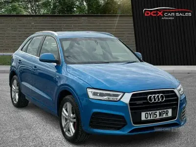 Used Audi Q3 S-Line 184 HP (135 kW) 2015 Blue SUV