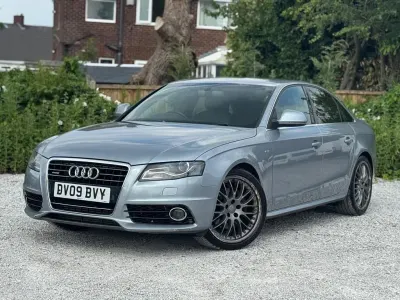 Used Audi A4 S-Line 240 HP (176 kW) 2009 Silver Sedan