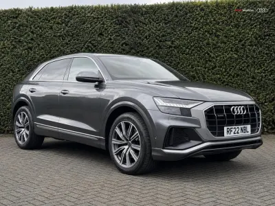 Used Audi Q8 S-Line 340 HP (250 kW) 2022 Grey SUV