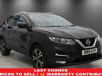 Used Nissan Qashqai N-Connecta 160 HP (117 kW) 2019 Black SUV