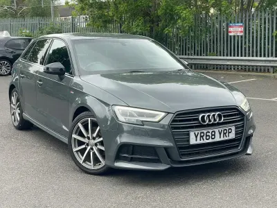 Used Audi A3 Sportback Black Edition 150 HP (110 kW) 2018 Grey Hatchback