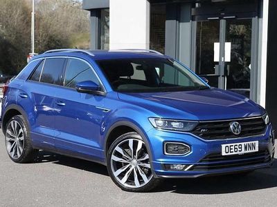 Used VW T-Roc R-line 150 HP (110 kW) 2020 Blue SUV