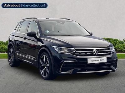 Black Used 2022 VW Tiguan R-line SUV | £26,329 (Fair price)