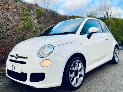 Used Fiat 500 S 69 HP (50 kW) 2014 White Hatchback