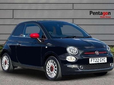 Black Used 2022 Fiat 500 Red Hatchback | £9,795 (Fair price)