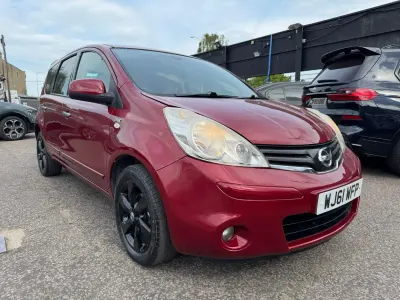 Używany Nissan Note N-TEC 110 KM (80 kW) 2011 Czerwony Hatchback