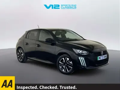 Used Peugeot e-208 Style 100 kW (137 HP) 2023 Black Hatchback