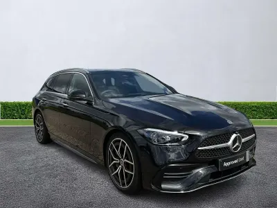 Used Mercedes C300e AMG Line Premium 2025 Black Estate