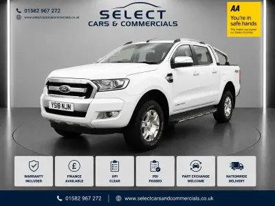 Used Ford Ranger Limited 160 HP (117 kW) 2018 White Pickup