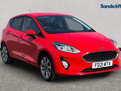 Used Ford Fiesta Trend 75 HP (55 kW) 2021 Red Hatchback