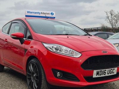 Used Ford Fiesta Zetec 2016 Red Hatchback