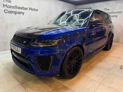 Blue Used 2021 Land Rover Range Rover Sport SVR SUV | £39,899 (Good price)