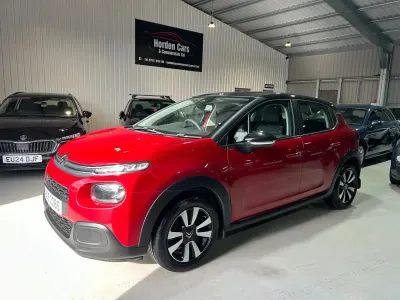 Usado Citroën C3 Feel 110 CV (80 kW) 2017 Rojo Utilitario