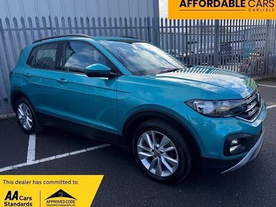Used VW T-Cross SE 115 HP (84 kW) 2019 Turquoise SUV