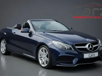 Used Mercedes E350 AMG 2014 Blue Cabriolet