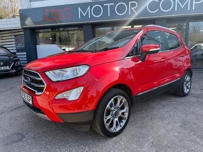 Used Ford Ecosport Titanium 125 HP (91 kW) 2018 Red SUV