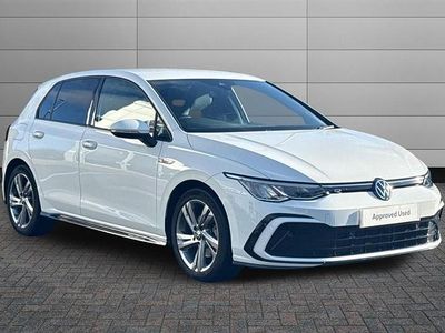 Used VW Golf VIII R-line 150 HP (110 kW) 2022 White Hatchback