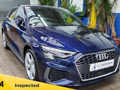 Used Audi A3 Sportback e-tron S-Line 2022 Blue Hatchback