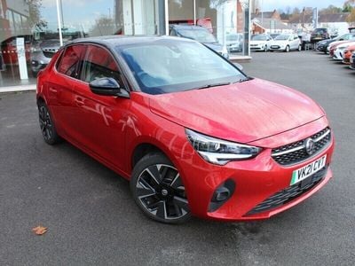 Used Vauxhall Corsa-e Elite 100 kW (136 HP) 2021 Red Hatchback