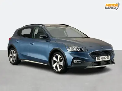 Begagnad Ford Focus Active 125 HK (91 kW) 2021 Blå Halvkombi