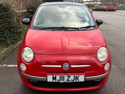 Used Fiat 500 Lounge 69 HP (50 kW) 2011 Red Hatchback