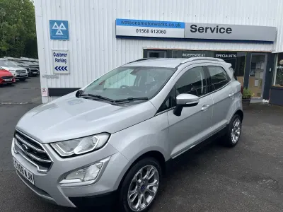 Used Ford Ecosport Titanium 125 HP (91 kW) 2018 Silver SUV