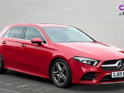 Używany Mercedes A200 AMG Line Premium 150 KM (110 kW) 2019 Czerwony Hatchback