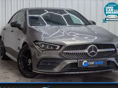 Begagnad Mercedes CLA220 AMG Line Premium Plus 190 HK (139 kW) 2019 Grå Sedan