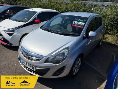 Used Vauxhall Corsa 100 HP (73 kW) 2014 Silver Hatchback
