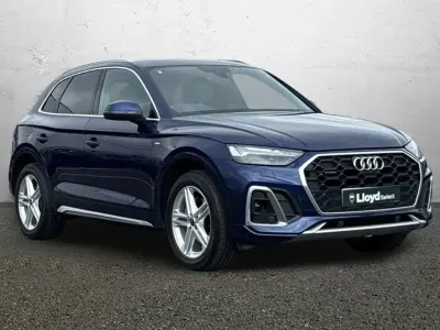 Used Audi Q5 S-Line 201 HP (147 kW) 2022 Blue SUV