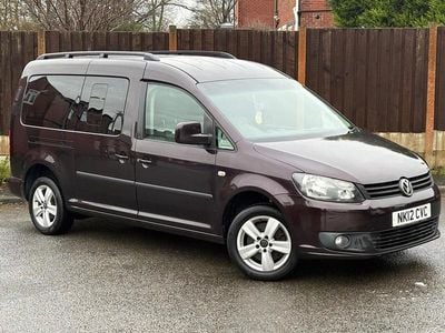 Mauve/purple Used 2012 VW Caddy Maxi Life MPV | £6,995 (Fair price)