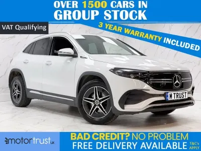 Used Mercedes EQA250 AMG line 139 kW (190 HP) 2021 White SUV