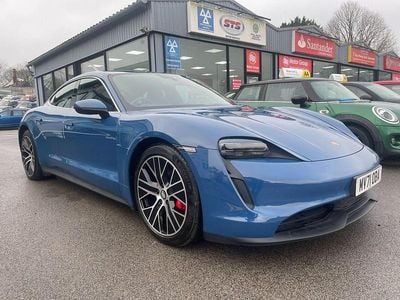 Used Porsche Taycan Performance Package 419 kW (571 HP) 2021 Blue Sedan