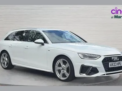 Used Audi A4 S-Line 150 HP (110 kW) 2023 White Estate